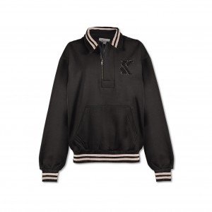 Chaquetas Karl Kani Wonder Hombre Negras | JCPceXS8oKl