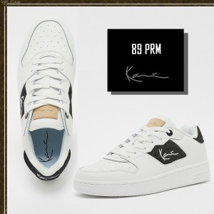 Zapatillas Karl Kani Blended Fabrics Calle Estilo Plain Cuero Logo Hombre Blancas | Ewa0PXTc92M