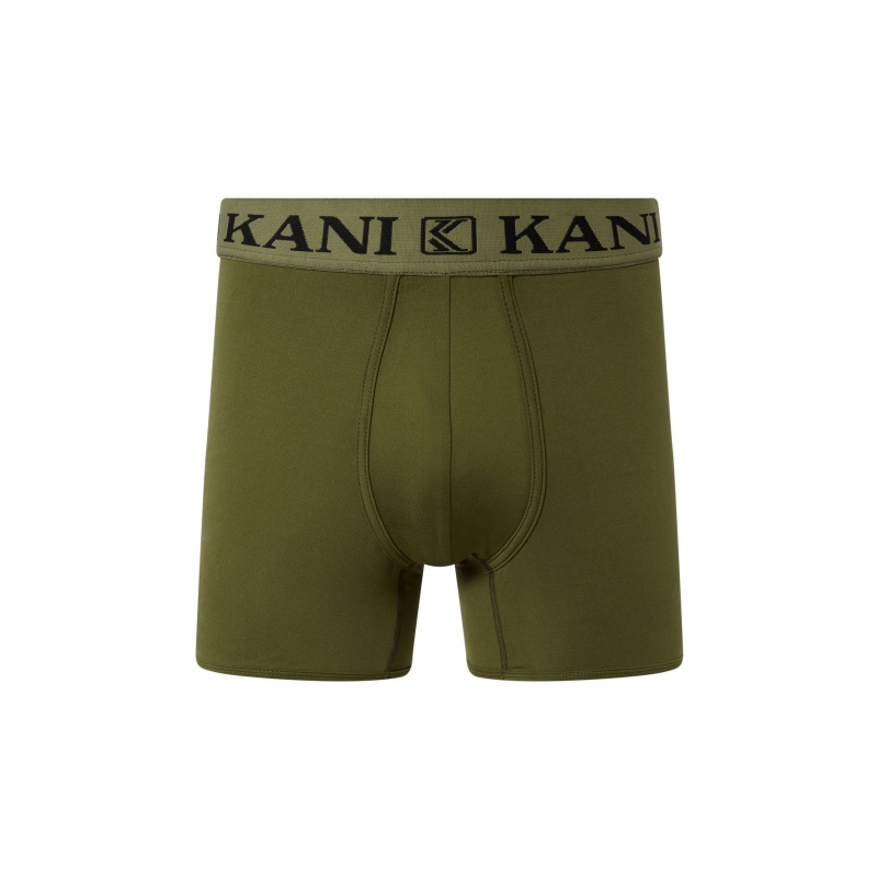 Boxers Karl Kani Whop Hombre Verde Oliva | fH8qjyu46Qs