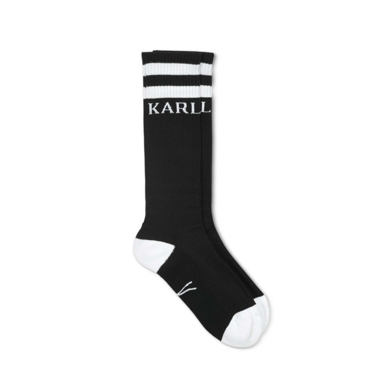 Calcetines Karl Kani Stripe Hombre Negras | kxdvPL2QwcV