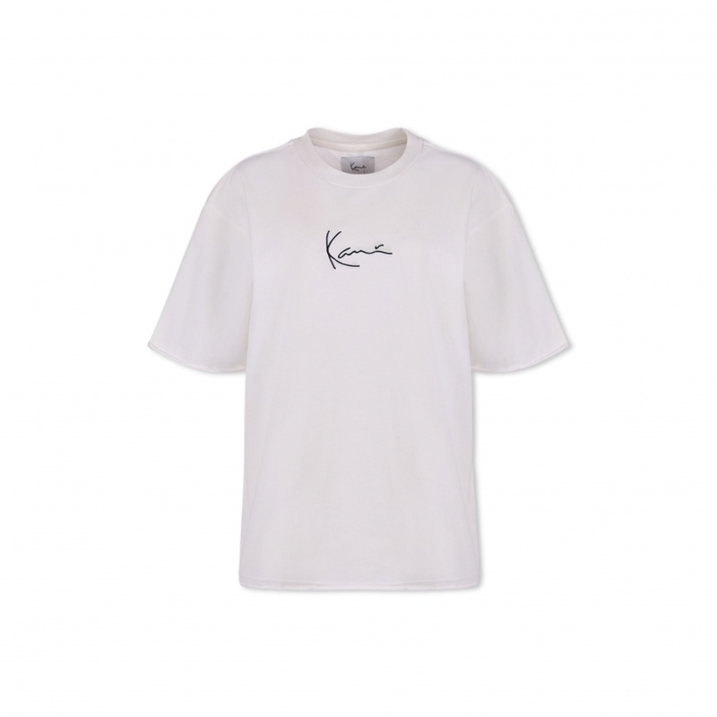 Camiseta Karl Kani Timeless Signature Hombre Blancas | uSqiYpXnKpv