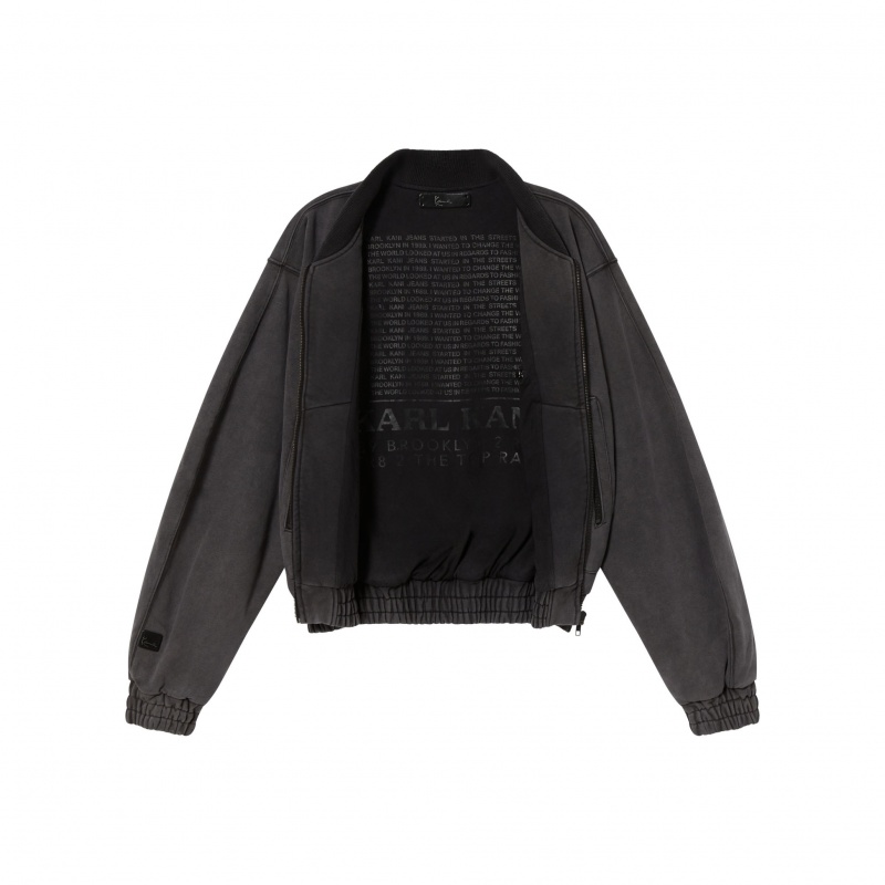 Chaquetas Karl Kani Bliss Bomber Hombre Negras | pvgCpgJdHS6