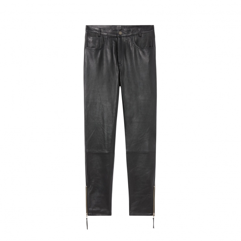 Pantalon Karl Kani Hawk Cuero Hombre Negras | NWGTohqmwHQ