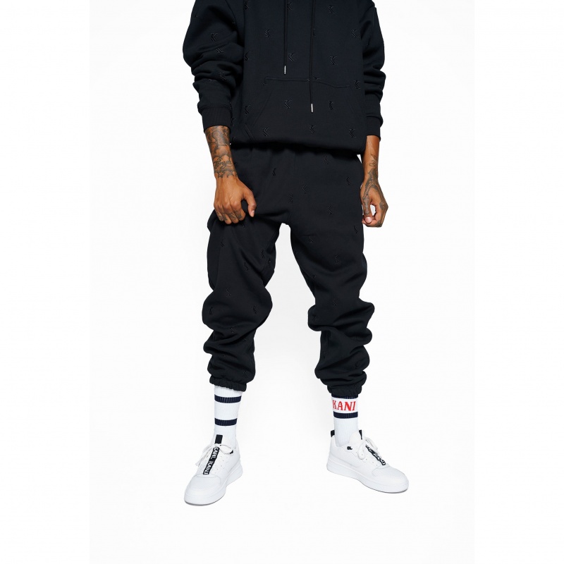 Pantalones Jogger Karl Kani Embroidered Hombre Negras | GZlNbdvE8Ny