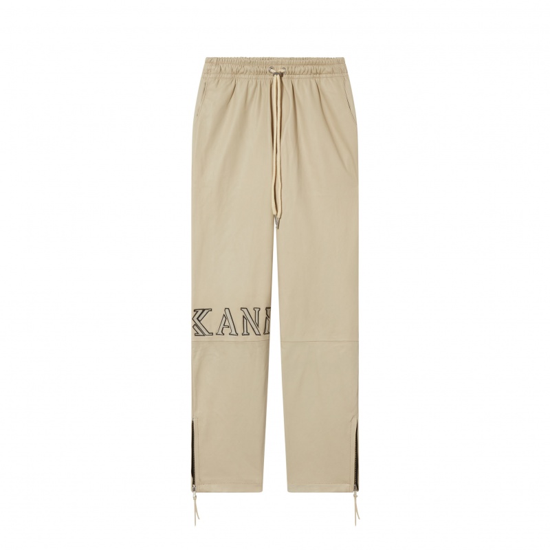 Pantalones Jogger Karl Kani Montana Cuero Hombre Marrones | kSHC1S9OZUb