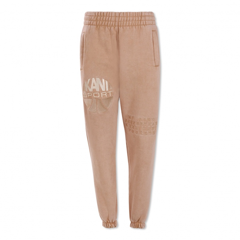 Pantalones Jogger Karl Kani My Crew Mujer Beige | wVJKAfZzlcy