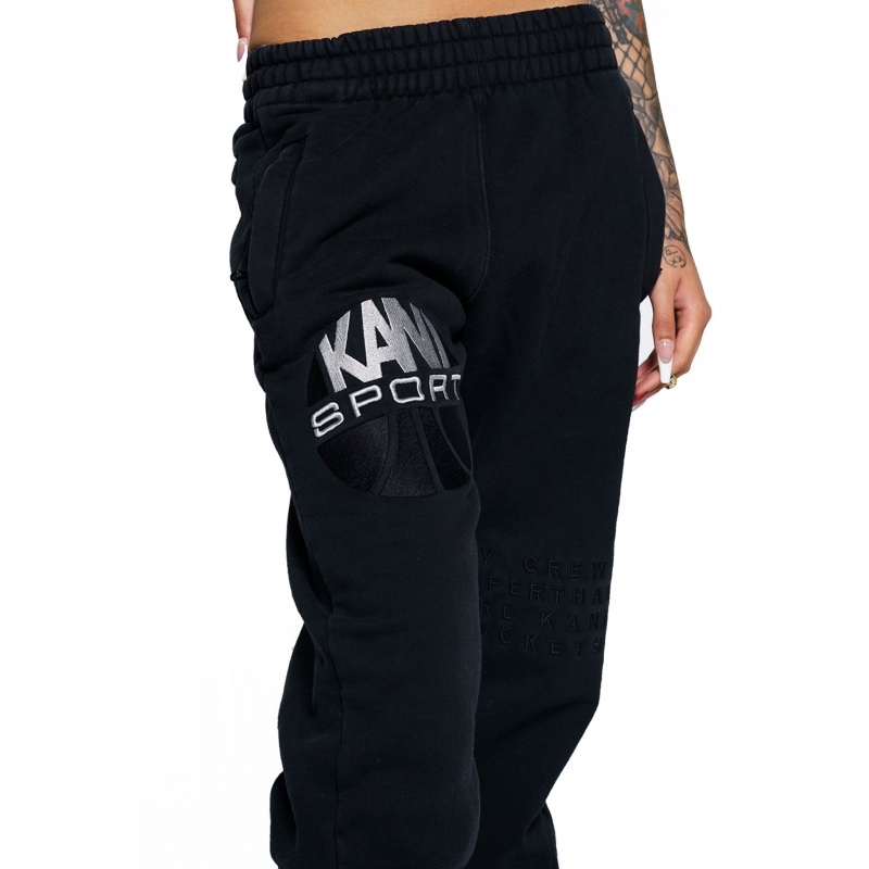 Pantalones Jogger Karl Kani My Crew Mujer Negras | 4L6JnZMyYHu