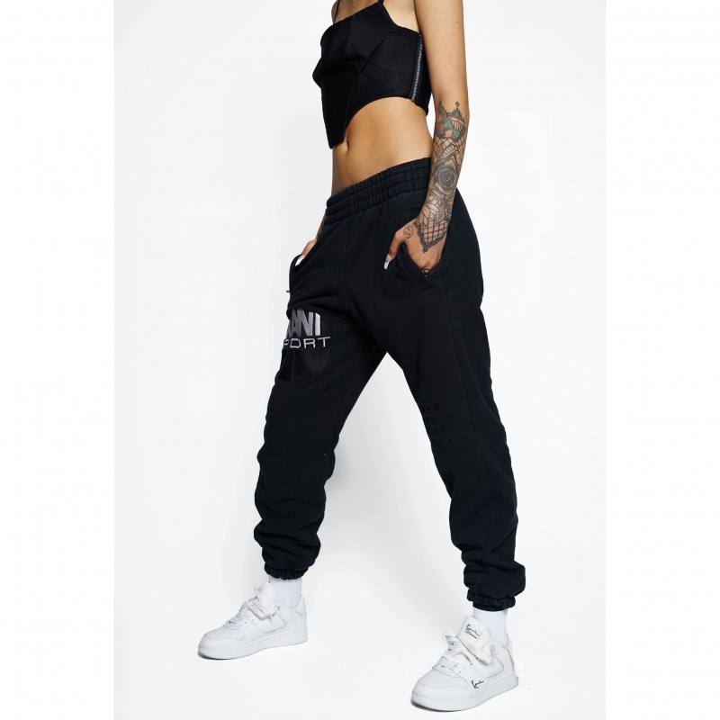 Pantalones Jogger Karl Kani My Crew Mujer Negras | 4L6JnZMyYHu