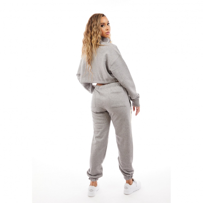 Pantalones Jogger Karl Kani Serena Mujer Gris | NoRFqQDOvrc