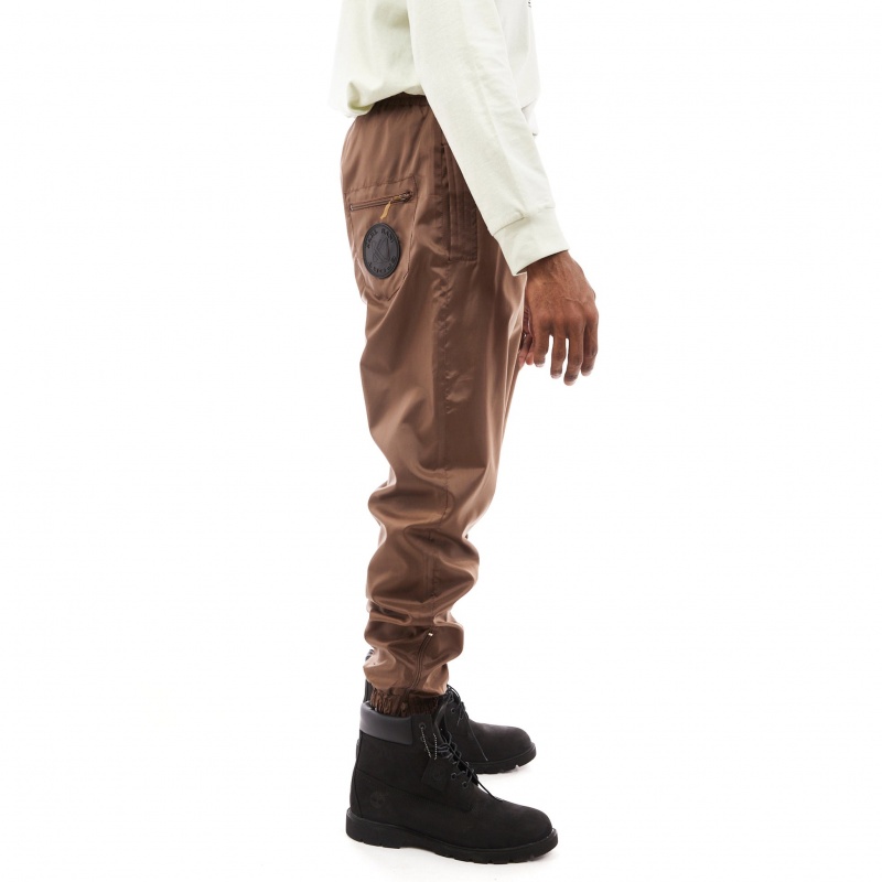 Pantalones Jogger Karl Kani Utica Hombre Marrones | OyecgHYd0Eg