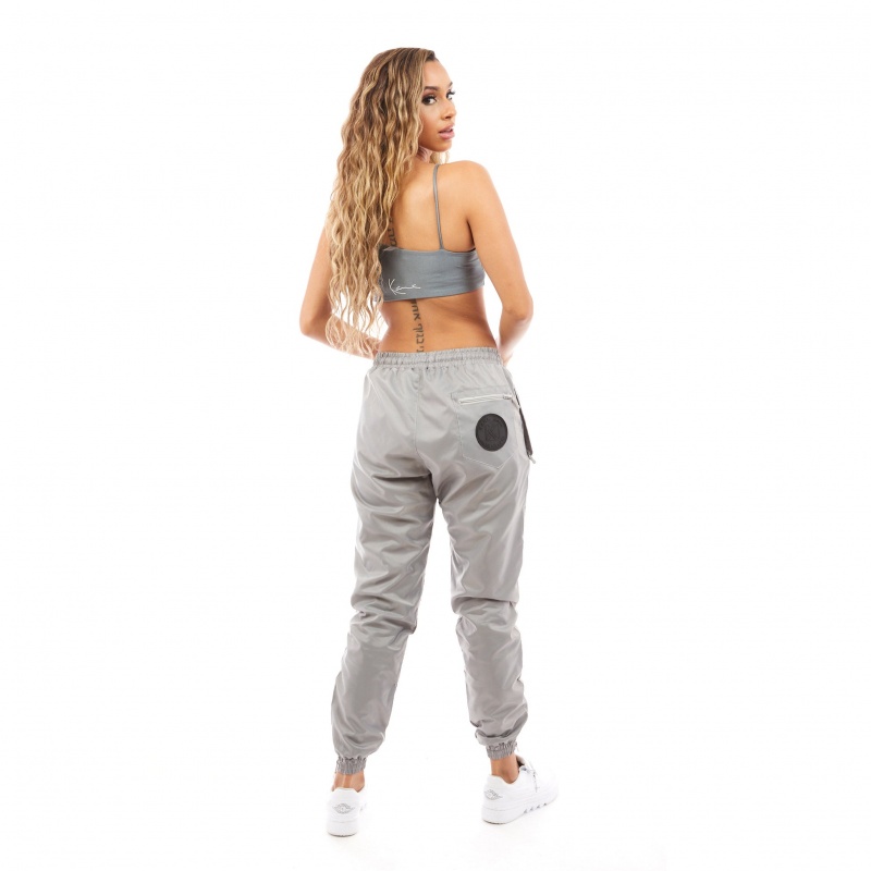 Pantalones Jogger Karl Kani Utica Mujer Gris | ue725xb5hpv