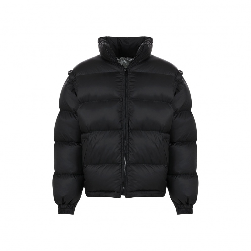 Puffer Jacket Karl Kani Bubble Hombre Negras Plateadas | 8HA1hKLvunk