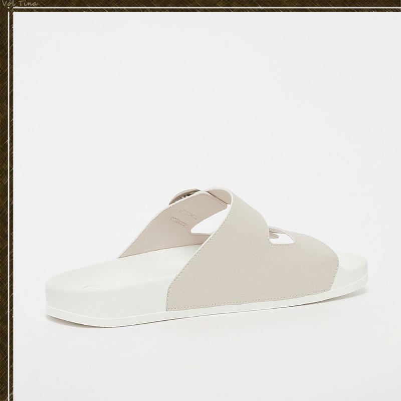 Sandalias Karl Kani Casuales Estilo Unisex Calle Estilo Plain Logo Mujer Blancas | vuFiQ8WiiiJ