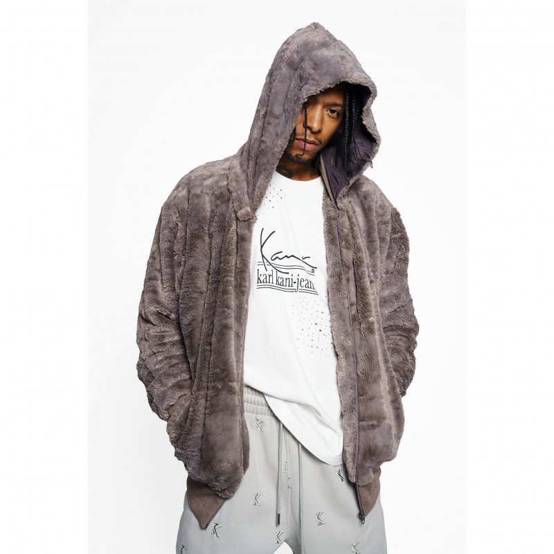 Sudadera con Capucha Karl Kani Santi Fur Hombre Multicolor | JjmcPdGi28t