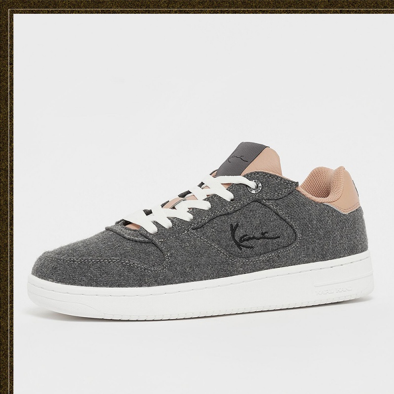 Zapatillas Karl Kani Calle Estilo Plain Logo Hombre Gris | u0liuJvwzSB