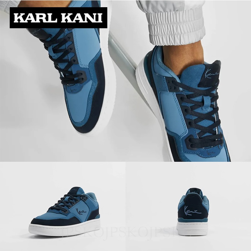 Zapatillas Karl Kani Calle Estilo Plain Logo Hombre Azules | XQWNudmt7jm