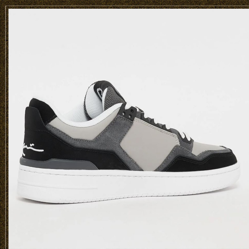 Zapatillas Karl Kani Cuero Logo Hombre Gris Negras | o391HzZulf7