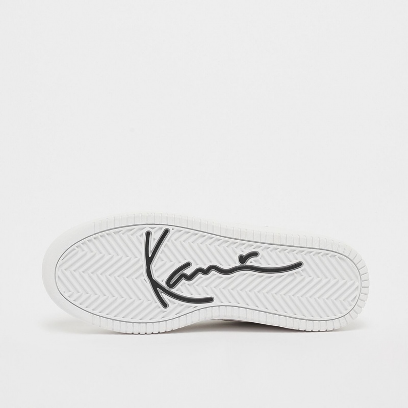 Zapatillas Karl Kani Rubber Sole Calle Estilo Plain Cuero Logo Low-Top Mujer Blancas | dVvAFuSlvfD