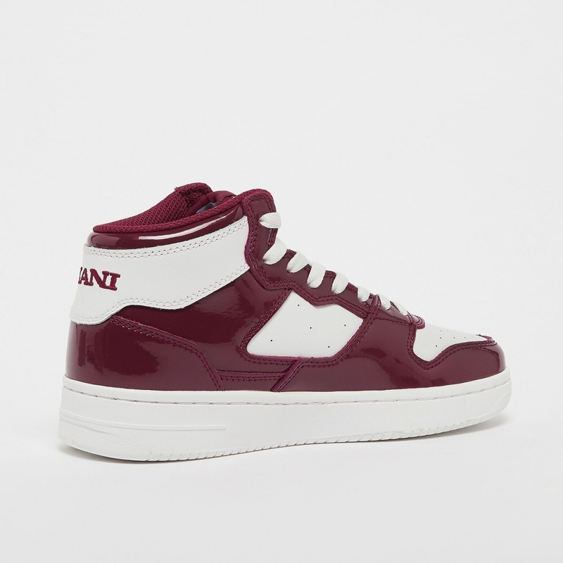 Zapatillas Karl Kani Rubber Sole Calle Estilo Plain Cuero Logo Low-Top Mujer Rojas | iE4bkKbktfb