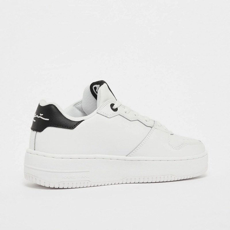 Zapatillas Karl Kani Rubber Sole Calle Estilo Plain Cuero Logo Low-Top Mujer Blancas | LjGsKioRvsH